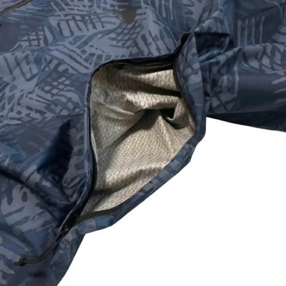 The North Face Alta Vista NF0A7QAWOQ5 Jacket Men's Navy Camo Print Nylon CLO15